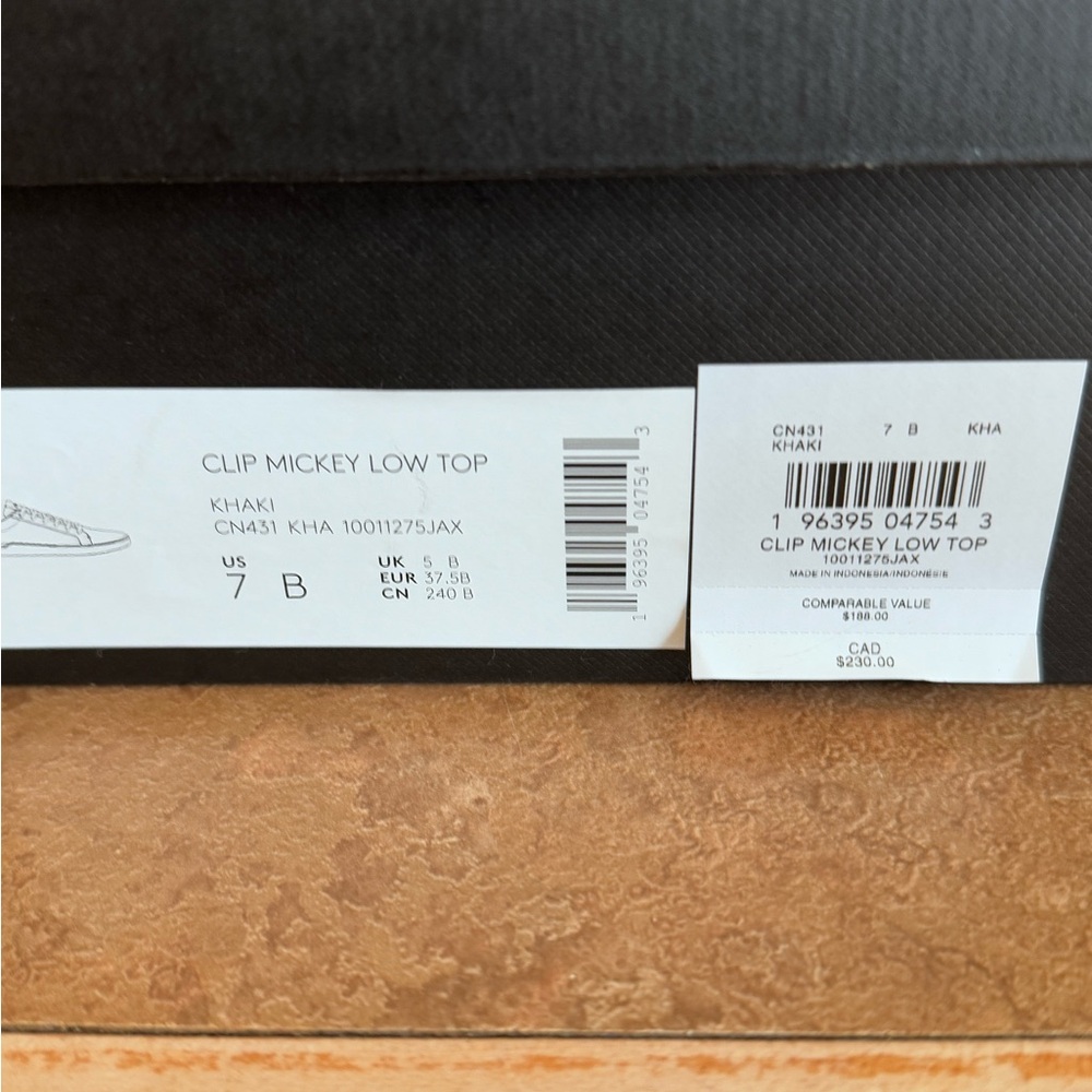 New Disney X Coach Clip Low Top Sneaker 
In Signature Jac With Mickey Mouse